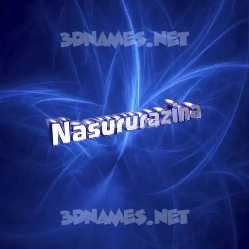 nasururazina in Plasma style - 3D name wallpaper nasururazina in Plasma style - 3D name wallpaper