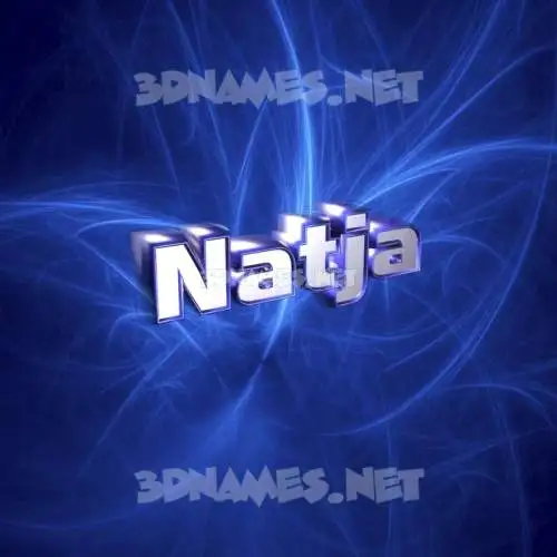 natja in Plasma style - 3D name wallpaper natja in Plasma style - 3D name wallpaper
