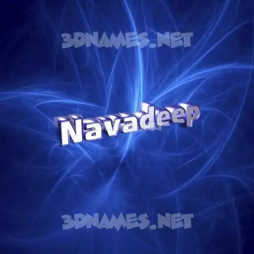 navadeep in Plasma style - 3D name wallpaper