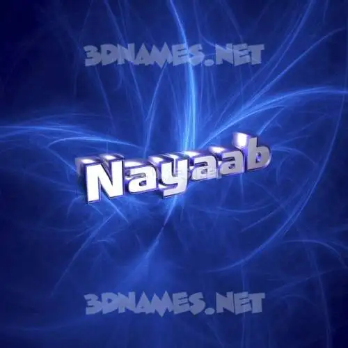nayaab in Plasma style - 3D name wallpaper nayaab in Plasma style - 3D name wallpaper