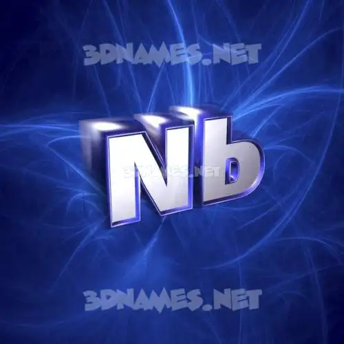 nb in Plasma style - 3D name wallpaper nb in Plasma style - 3D name wallpaper