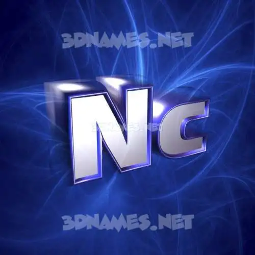 nc in Plasma style - 3D name wallpaper nc in Plasma style - 3D name wallpaper