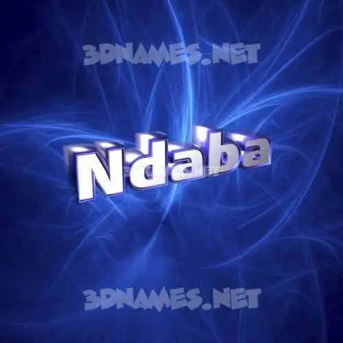 ndaba in Plasma style - 3D name wallpaper ndaba in Plasma style - 3D name wallpaper