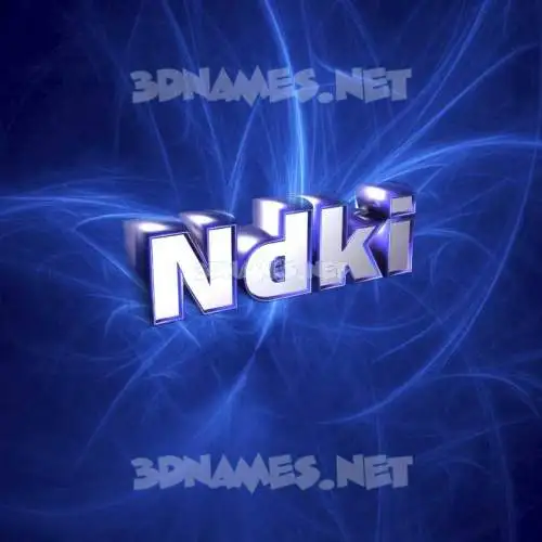 ndki in Plasma style - 3D name wallpaper ndki in Plasma style - 3D name wallpaper