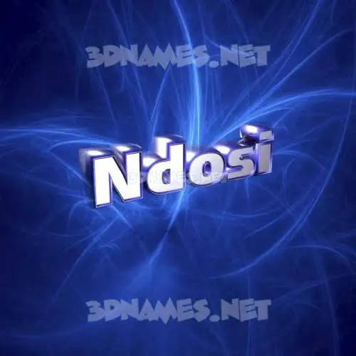 ndosi in Plasma style - 3D name wallpaper ndosi in Plasma style - 3D name wallpaper