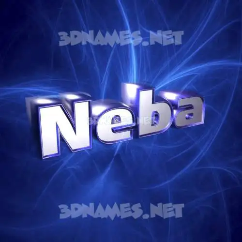 neba in Plasma style - 3D name wallpaper neba in Plasma style - 3D name wallpaper