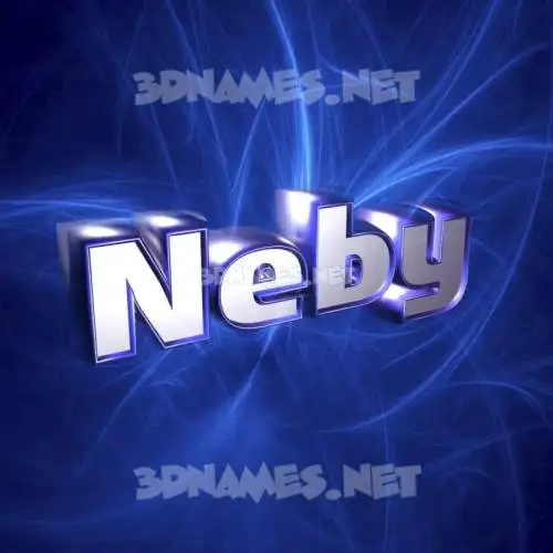 neby in Plasma style - 3D name wallpaper neby in Plasma style - 3D name wallpaper