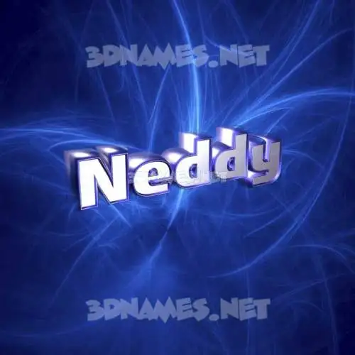neddy in Plasma style - 3D name wallpaper neddy in Plasma style - 3D name wallpaper