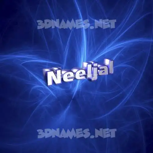 neeljal in Plasma style - 3D name wallpaper neeljal in Plasma style - 3D name wallpaper