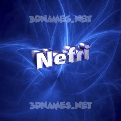 nefri in Plasma style - 3D name wallpaper nefri in Plasma style - 3D name wallpaper