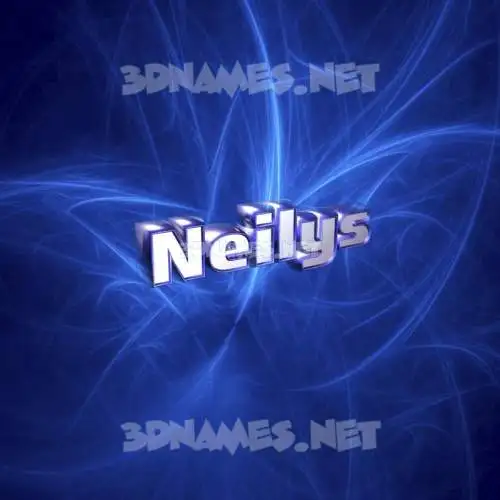 neilys in Plasma style - 3D name wallpaper