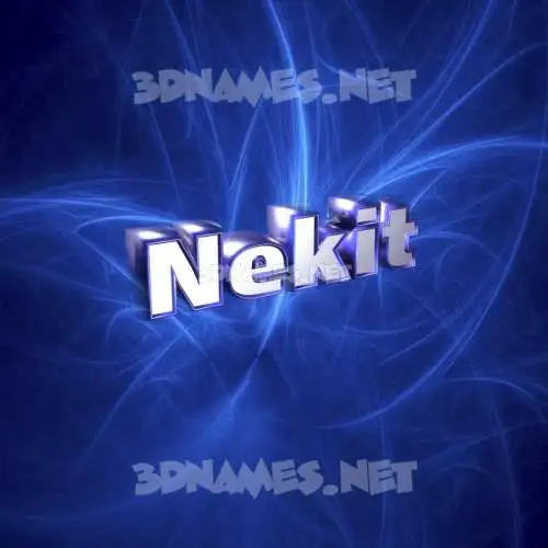 nekit in Plasma style - 3D name wallpaper nekit in Plasma style - 3D name wallpaper