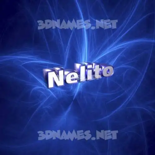 nelito in Plasma style - 3D name wallpaper nelito in Plasma style - 3D name wallpaper