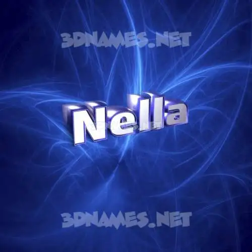 nella in Plasma style - 3D name wallpaper nella in Plasma style - 3D name wallpaper
