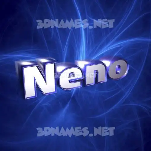 neno in Plasma style - 3D name wallpaper neno in Plasma style - 3D name wallpaper