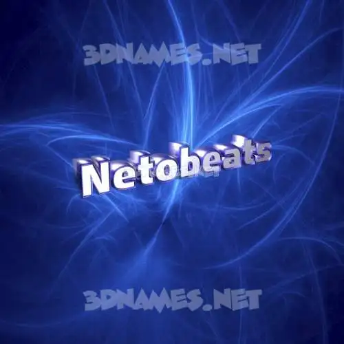 netobeats in Plasma style - 3D name wallpaper netobeats in Plasma style - 3D name wallpaper