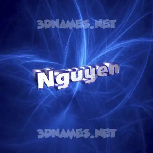 nguyen in Plasma style - 3D name wallpaper