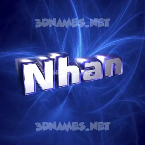 nhan in Plasma style - 3D name wallpaper nhan in Plasma style - 3D name wallpaper
