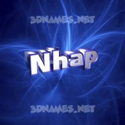 nhap in Plasma style - 3D name wallpaper nhap in Plasma style - 3D name wallpaper