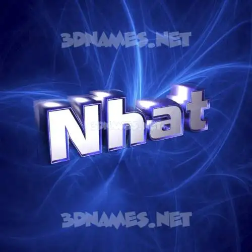 nhat in Plasma style - 3D name wallpaper nhat in Plasma style - 3D name wallpaper