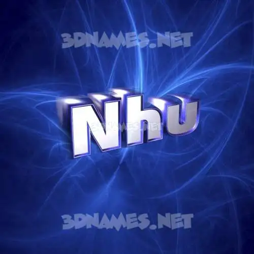 nhu in Plasma style - 3D name wallpaper nhu in Plasma style - 3D name wallpaper