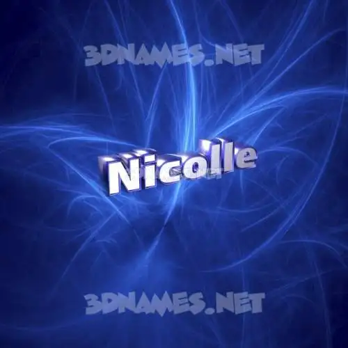 nicolle in Plasma style - 3D name wallpaper nicolle in Plasma style - 3D name wallpaper