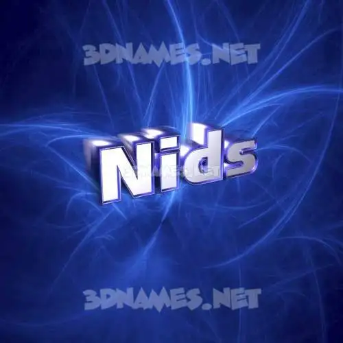 nids in Plasma style - 3D name wallpaper nids in Plasma style - 3D name wallpaper