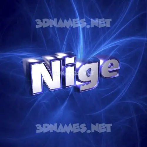 nige in Plasma style - 3D name wallpaper nige in Plasma style - 3D name wallpaper