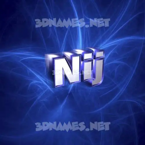 nij in Plasma style - 3D name wallpaper nij in Plasma style - 3D name wallpaper
