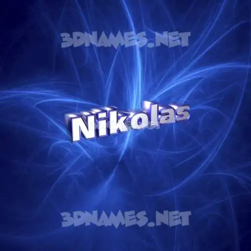 nikolas in Plasma style - 3D name wallpaper nikolas in Plasma style - 3D name wallpaper