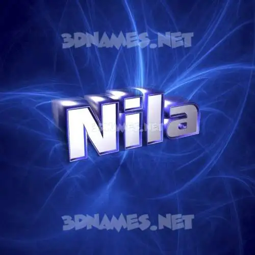 nila in Plasma style - 3D name wallpaper nila in Plasma style - 3D name wallpaper