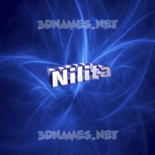nilita in Plasma style - 3D name wallpaper nilita in Plasma style - 3D name wallpaper