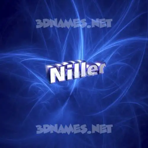 niller in Plasma style - 3D name wallpaper niller in Plasma style - 3D name wallpaper