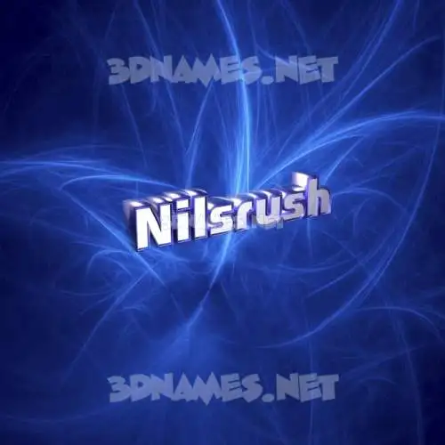 nilsrush in Plasma style - 3D name wallpaper nilsrush in Plasma style - 3D name wallpaper