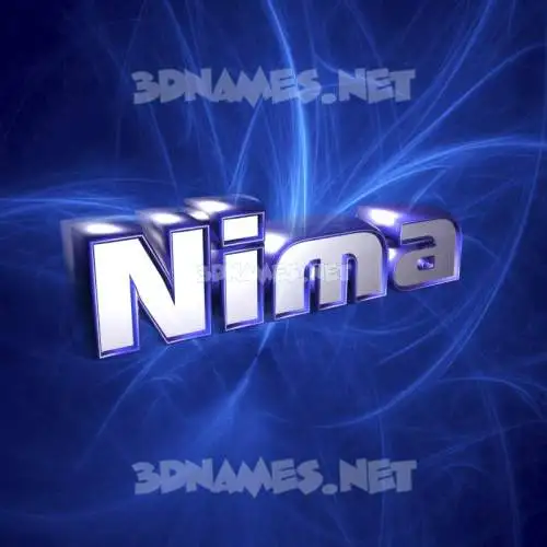 nima in Plasma style - 3D name wallpaper nima in Plasma style - 3D name wallpaper
