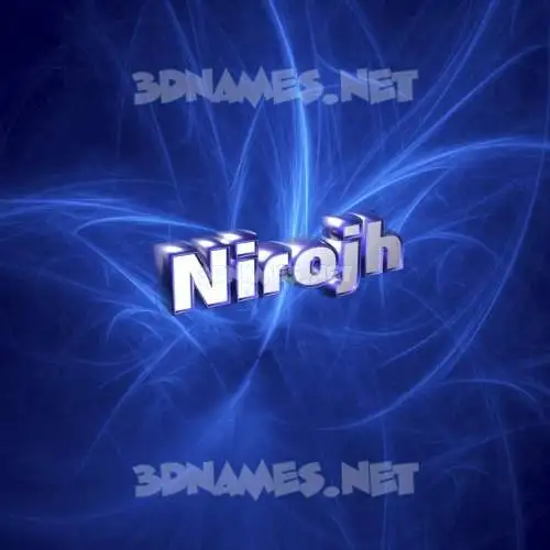 nirojh in Plasma style - 3D name wallpaper nirojh in Plasma style - 3D name wallpaper