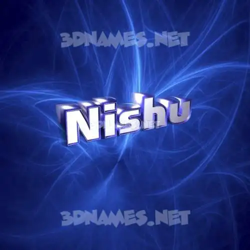nishu in Plasma style - 3D name wallpaper nishu in Plasma style - 3D name wallpaper