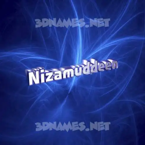 nizamuddeen in Plasma style - 3D name wallpaper nizamuddeen in Plasma style - 3D name wallpaper
