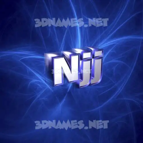 njj in Plasma style - 3D name wallpaper njj in Plasma style - 3D name wallpaper