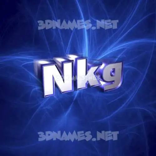 nkg in Plasma style - 3D name wallpaper nkg in Plasma style - 3D name wallpaper