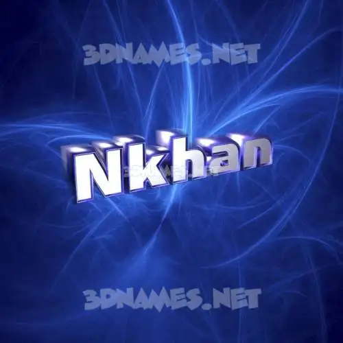 nkhan in Plasma style - 3D name wallpaper nkhan in Plasma style - 3D name wallpaper