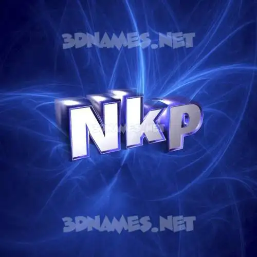 nkp in Plasma style - 3D name wallpaper nkp in Plasma style - 3D name wallpaper
