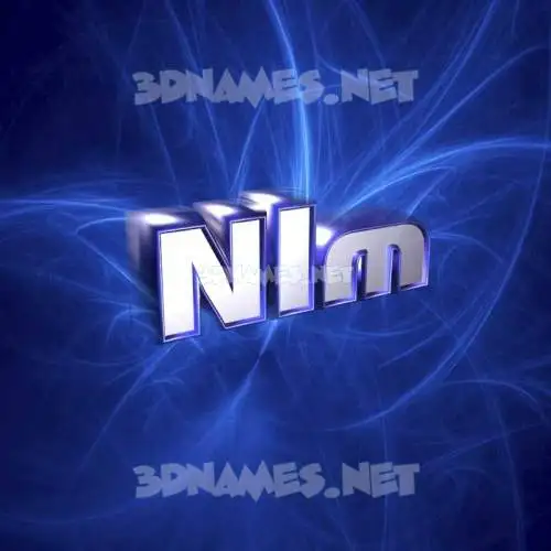 nlm in Plasma style - 3D name wallpaper nlm in Plasma style - 3D name wallpaper