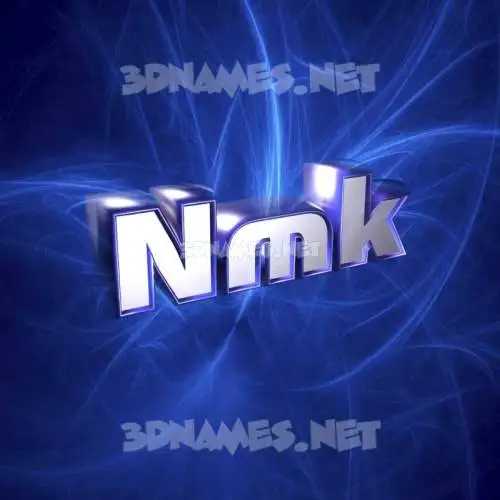 nmk in Plasma style - 3D name wallpaper nmk in Plasma style - 3D name wallpaper