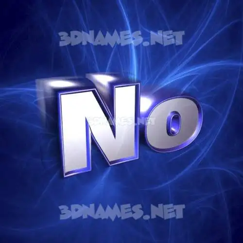 no in Plasma style - 3D name wallpaper no in Plasma style - 3D name wallpaper