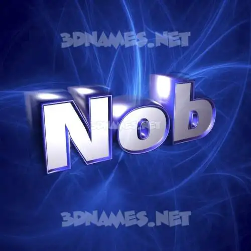 nob in Plasma style - 3D name wallpaper nob in Plasma style - 3D name wallpaper