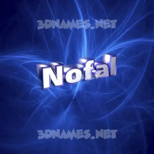 nofal in Plasma style - 3D name wallpaper nofal in Plasma style - 3D name wallpaper