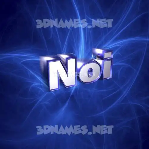 noi in Plasma style - 3D name wallpaper noi in Plasma style - 3D name wallpaper