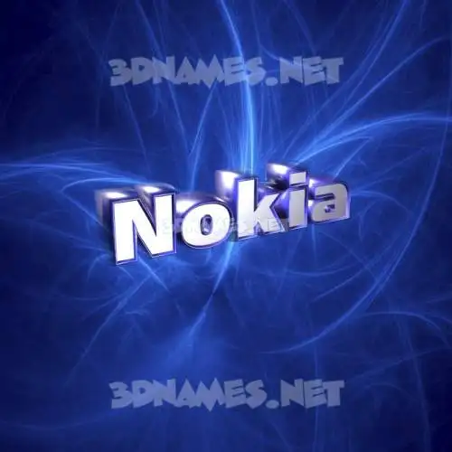 nokia in Plasma style - 3D name wallpaper nokia in Plasma style - 3D name wallpaper