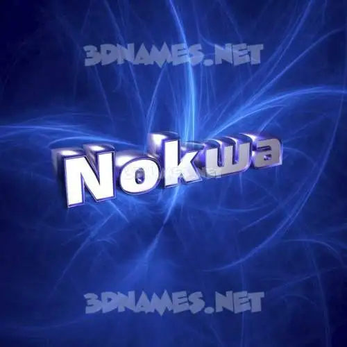 nokwa in Plasma style - 3D name wallpaper nokwa in Plasma style - 3D name wallpaper